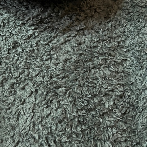 Lululemon Warm Restore Sherpa Pullover Oversized High Neck Army Green Size XS/S - Picture 8 of 16